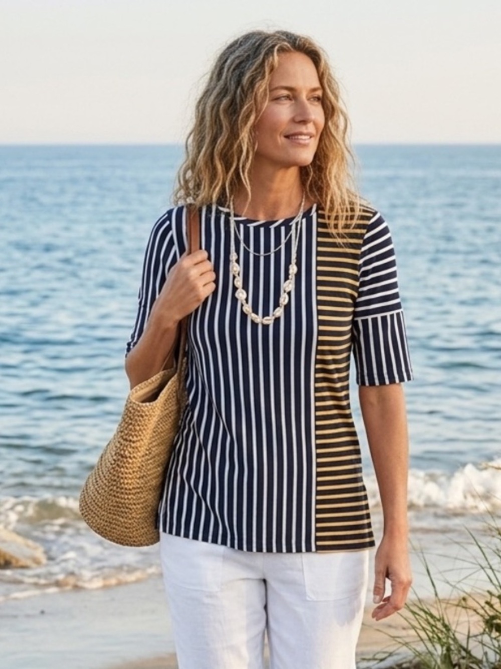 Derek Lam 10 Crosby Striped Black And Yellow Cotton T-Shirt XS